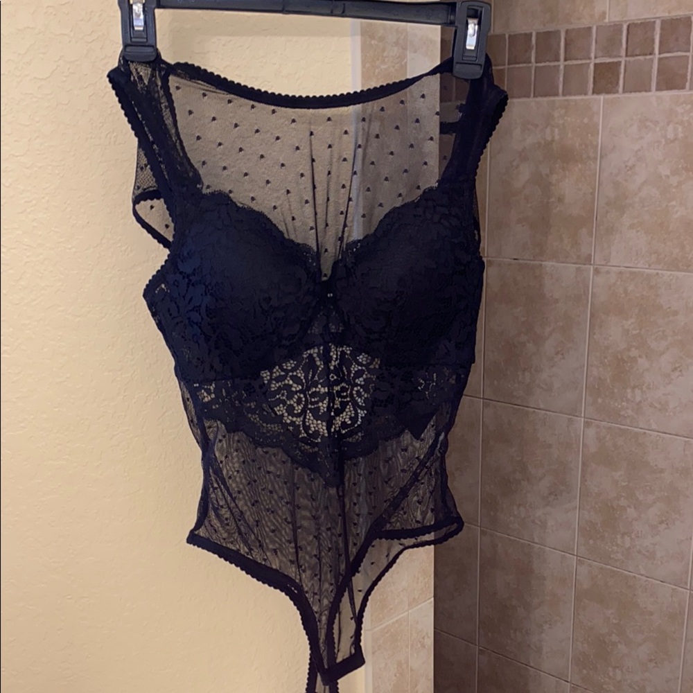 Black Lace Bodysuit